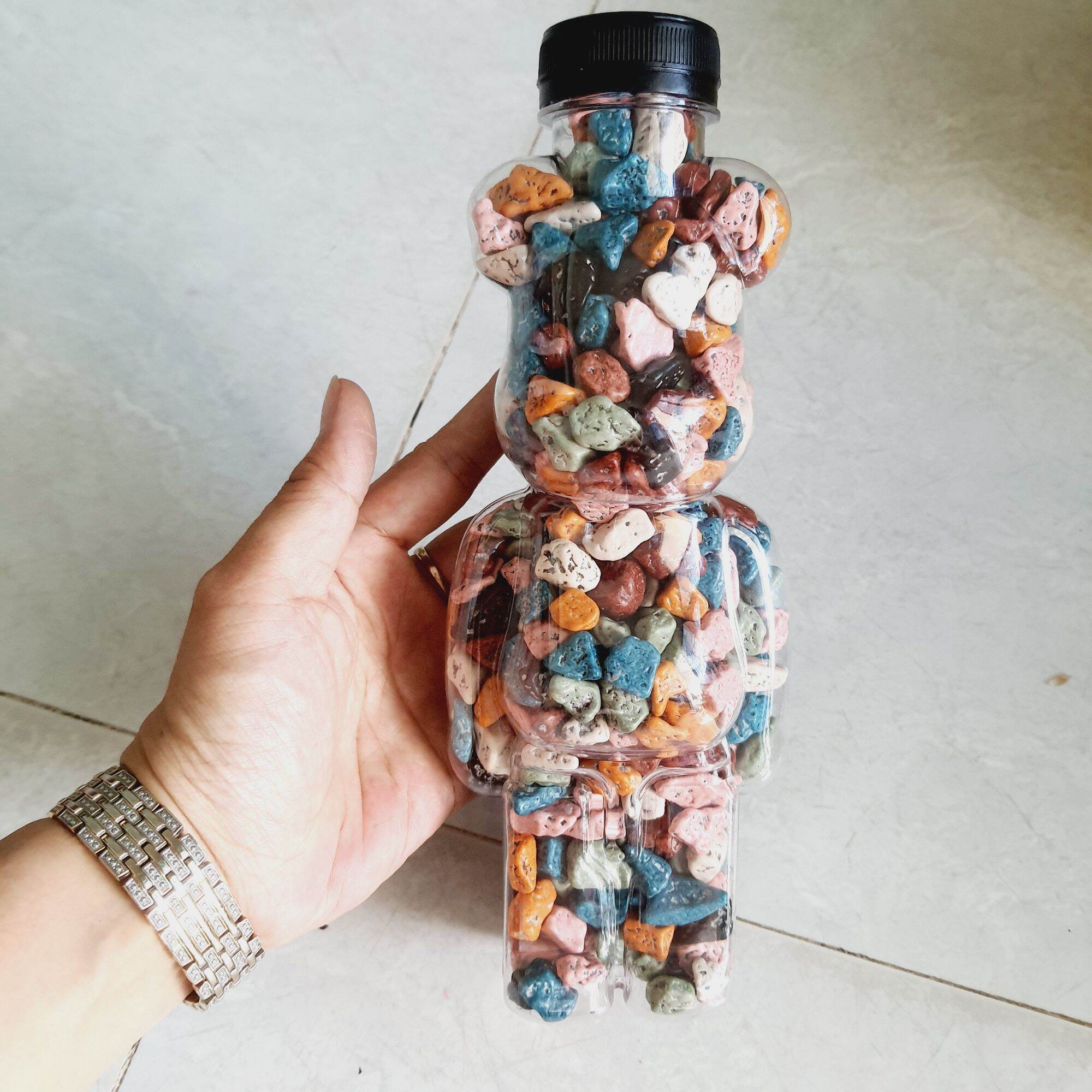 Kẻo sỏi đá nhân socola - lon 500gr