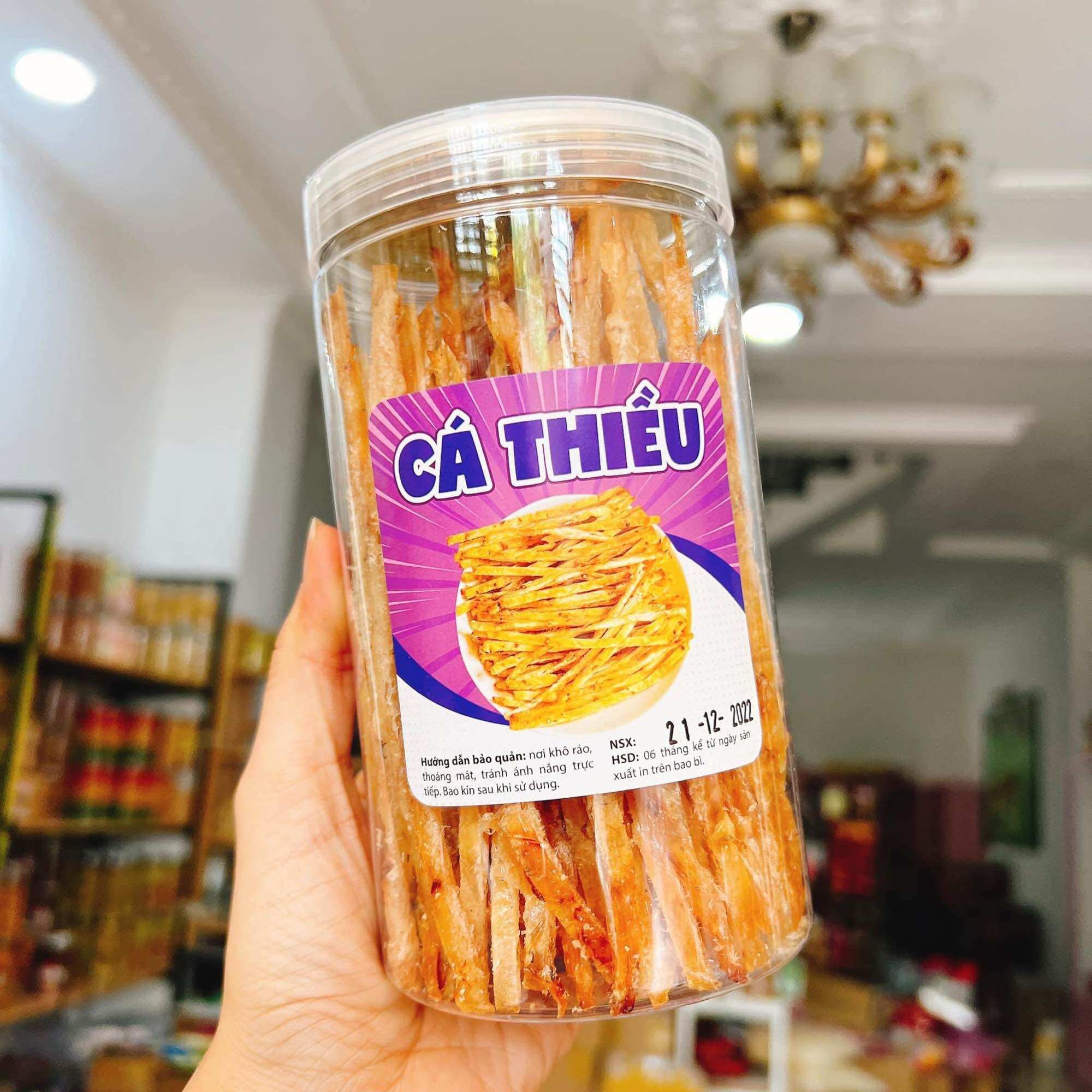 Khô Cá Thiều Que Tẩm Vị Đóng ( Hũ 200gr, 250gr )