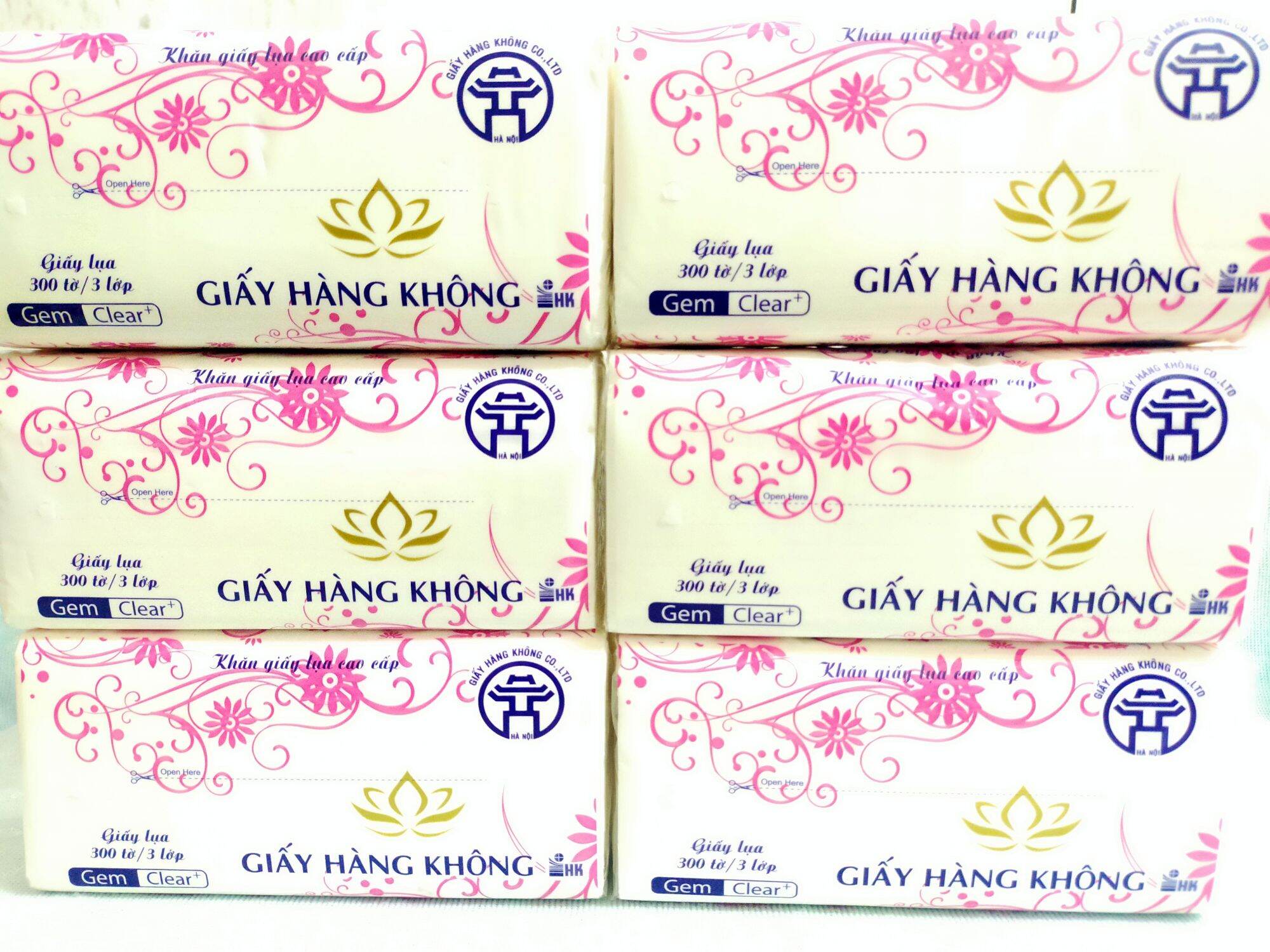 Khăn giấy lụa hàng không 1 gói 300 tờ
