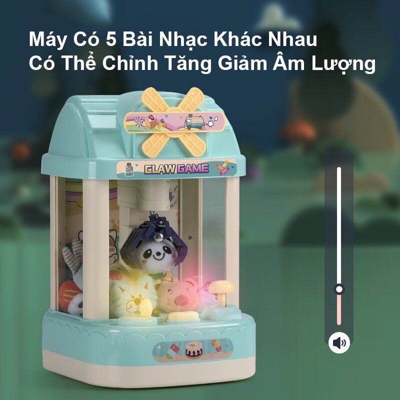 Đồ chơi Máy gắp thú bông mini