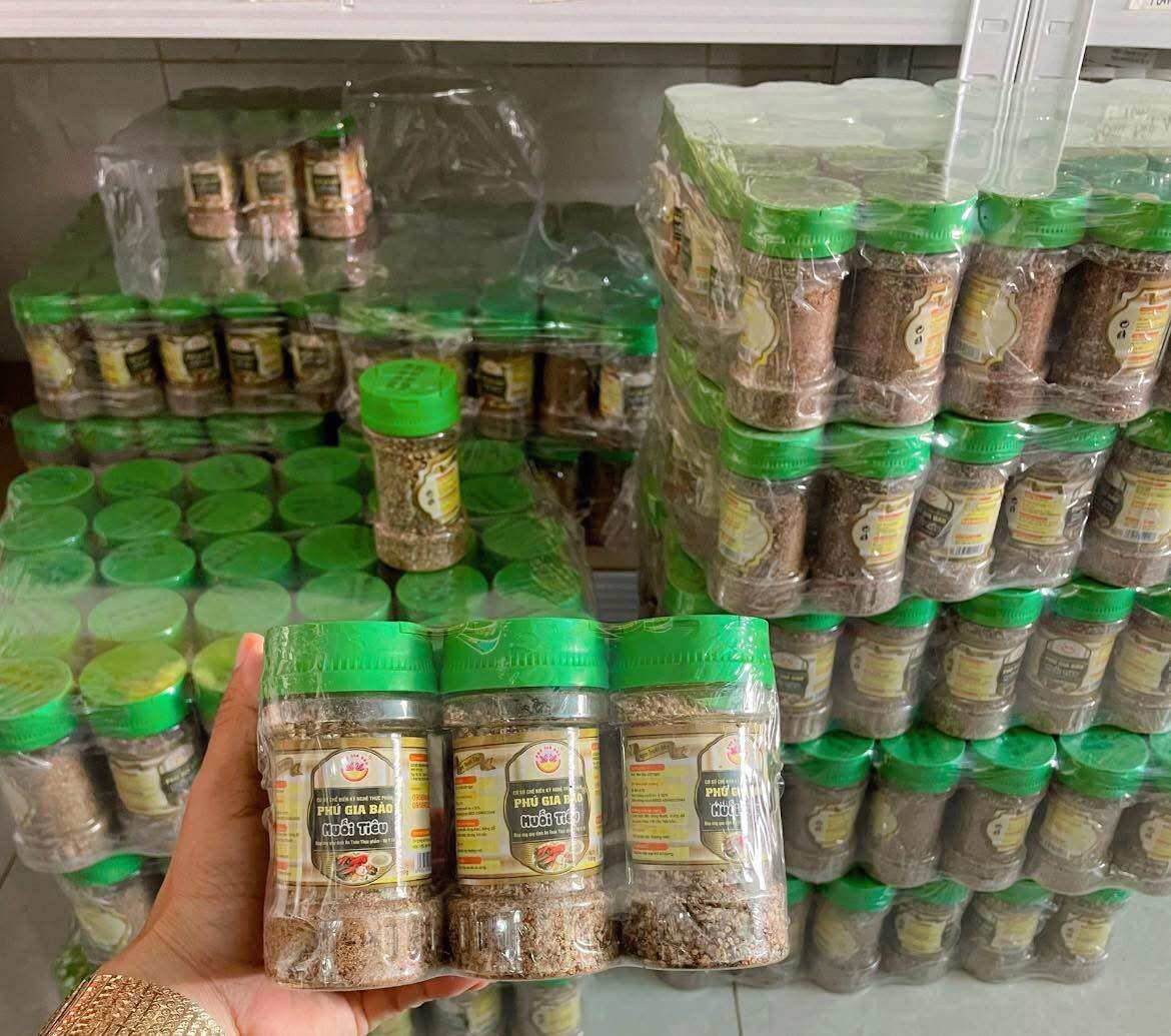 MUỐI TIÊU PHÚ GIA BẢO (Hủ 100g)- mẫu nắp mới