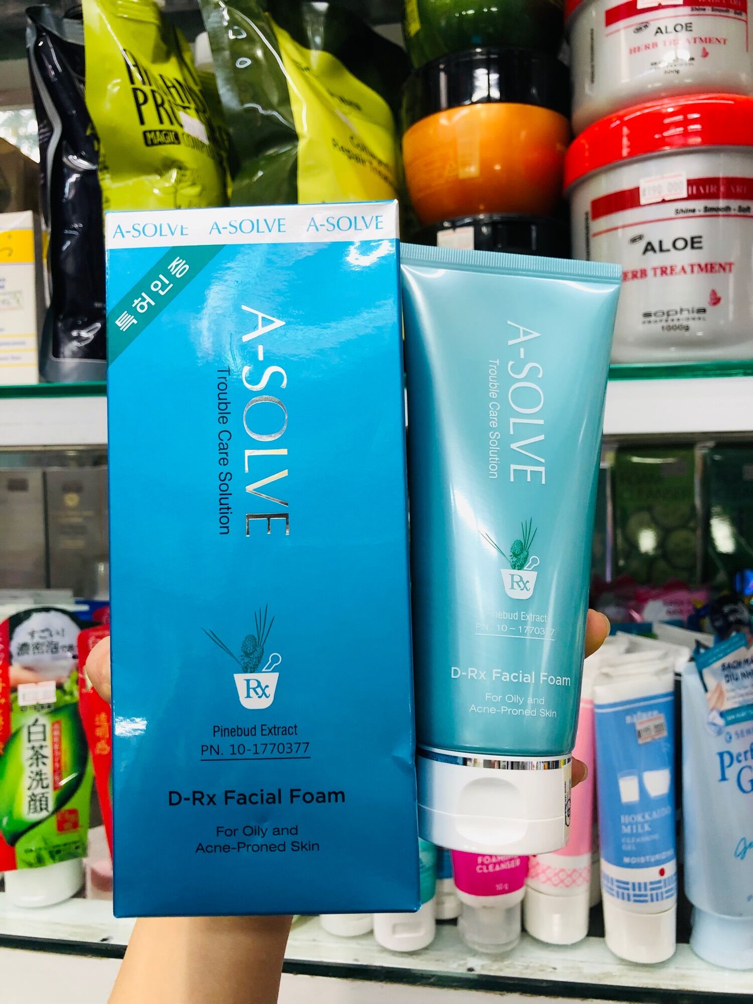 Sữa rửa mặt cho da dầu và da mụn Skinlovers A-solve 150ml+40ml