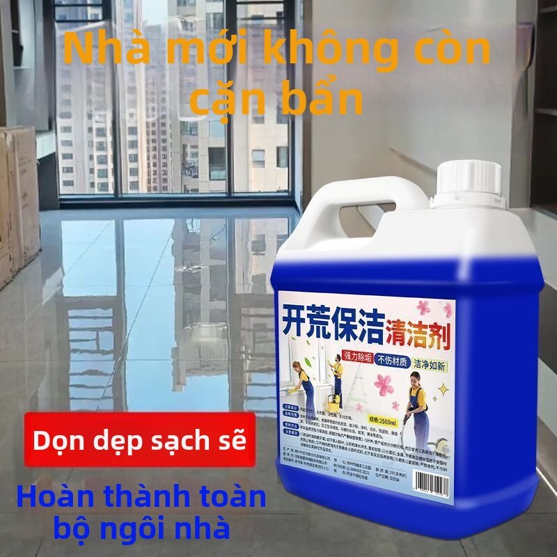 Floor Tile Cleaning Agent New House Construction Residue Remover Cement Putty Paint Cleaner