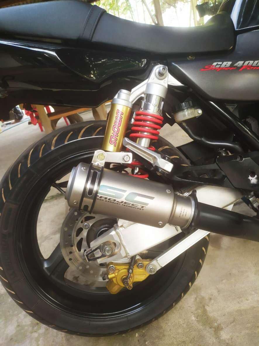 Pô thể thao SC Project titan lưới Miệng 51mm