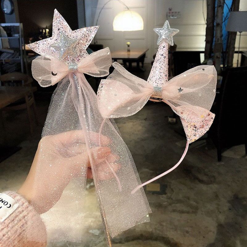 Set Cài tóc và đũa thần cổ tích công chúa cho bé