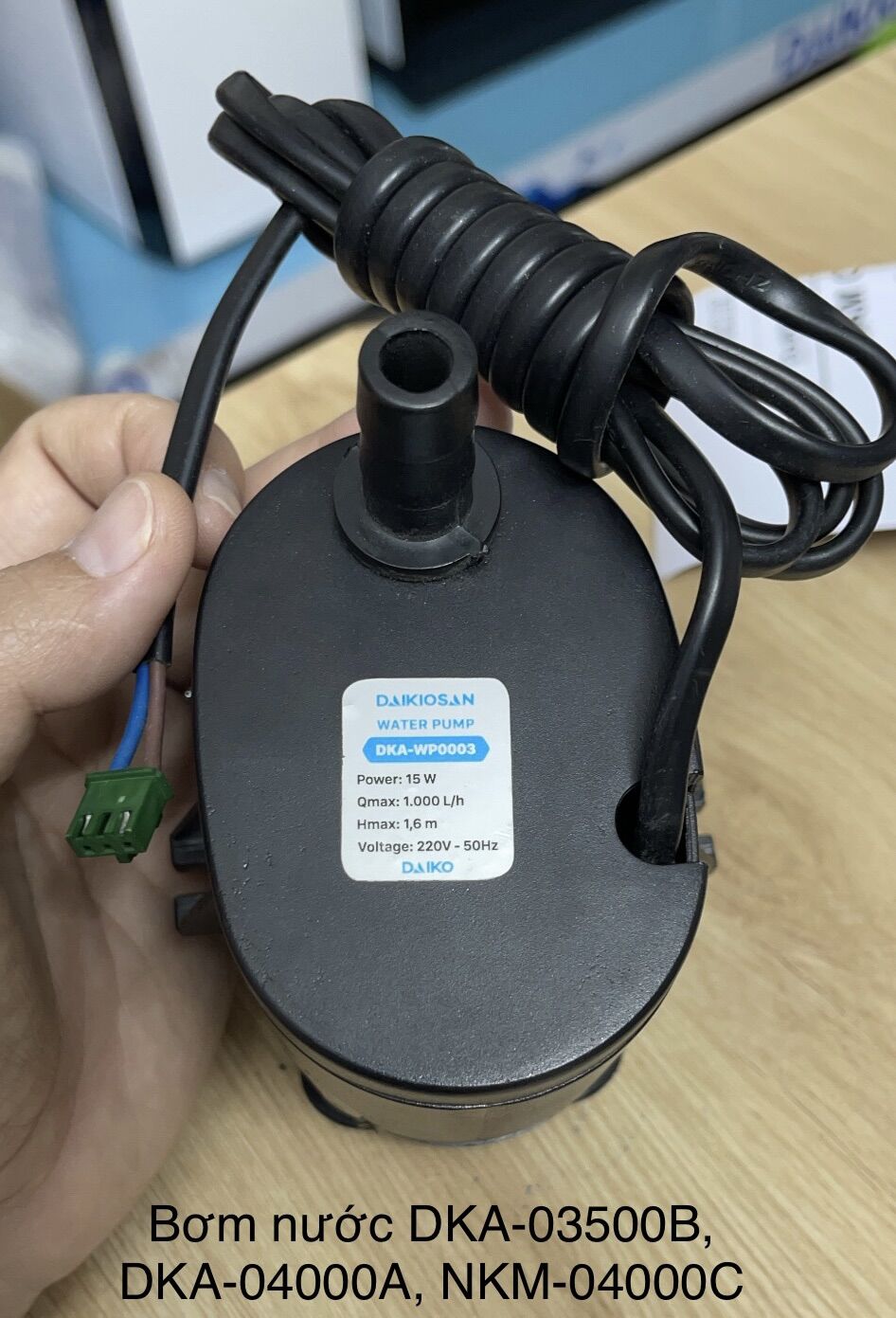 Bơm nước 15w daikio, daikiosan, nakami dka-04000a, dka-04000b, dka-03500b, nkm-04000c