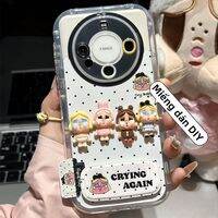 PINFEI | Ốp Lưng Chống Rơi cho iPhone 17ProMax Thiết Kế Bé Khóc Cartoon có Đế Đứng