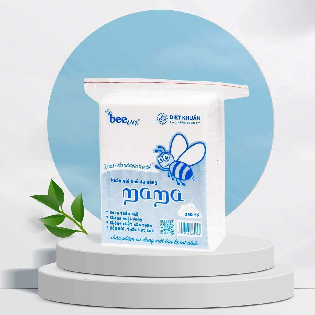 Khăn vải khô đa năng mama 240 tờ