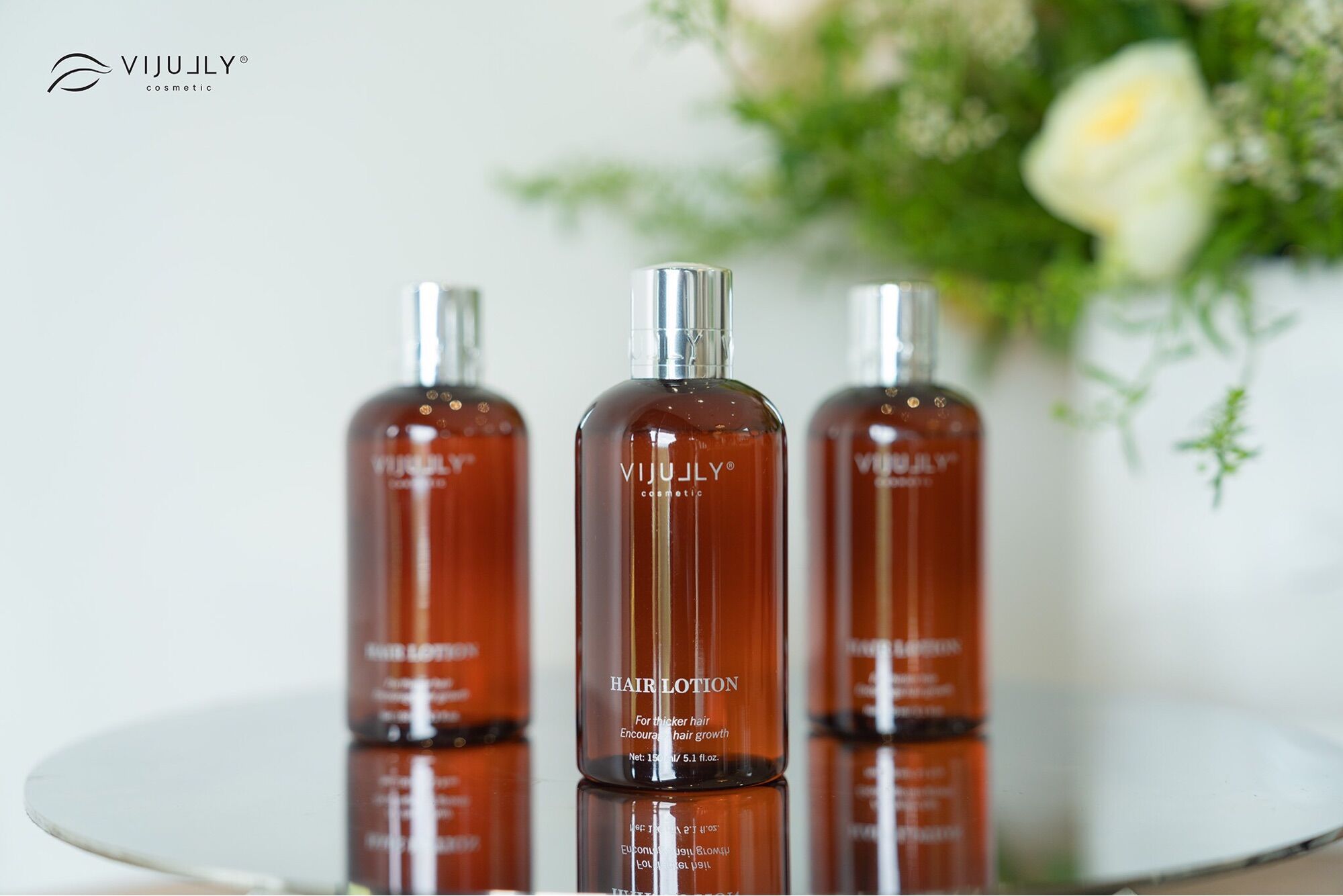 Combo 3 chai tinh dầu bưởi vijully cosmetic kích thích tóc mọc và nhanh dài, giảm rụng tóc