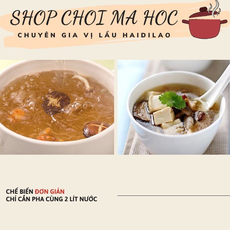 Gia vị lẩu nấm Haidilao