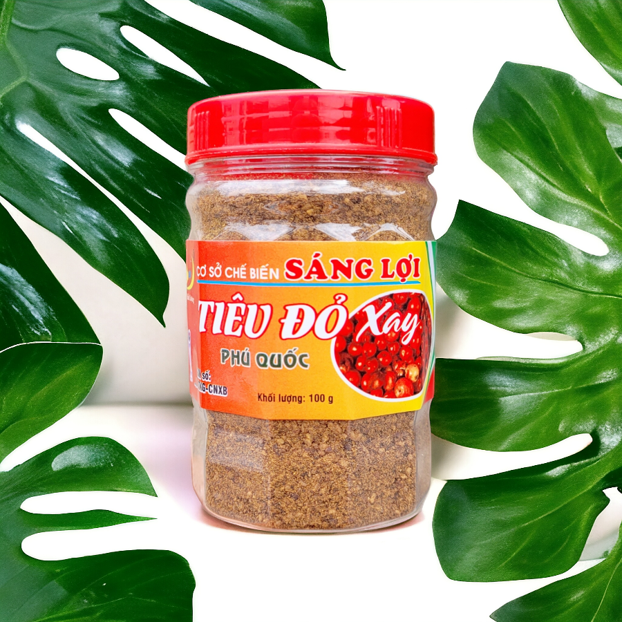 Tiêu đỏ xay sẵn phú quốc