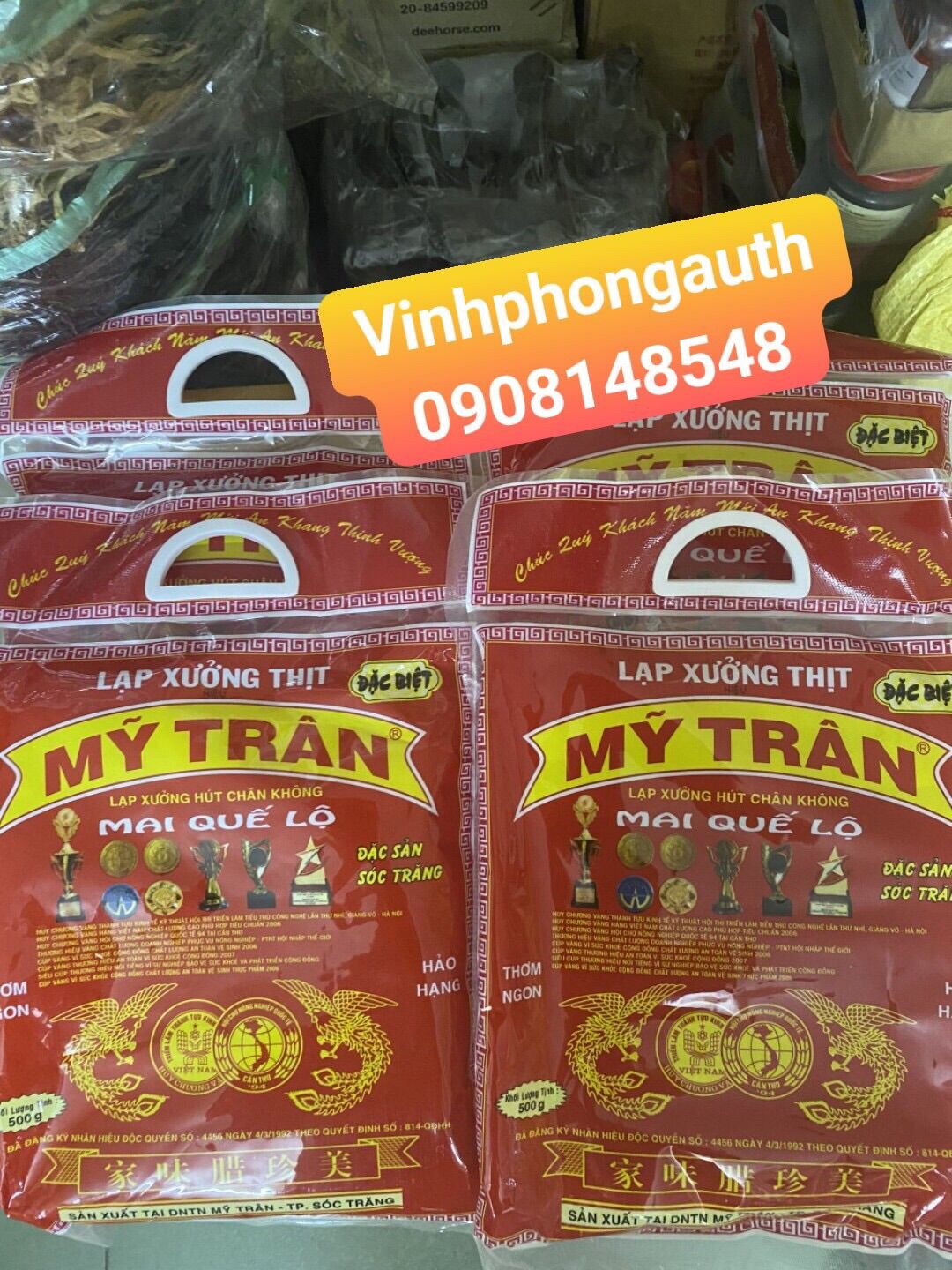 Lạp xưởng thịt Mỹ Trân 500gr