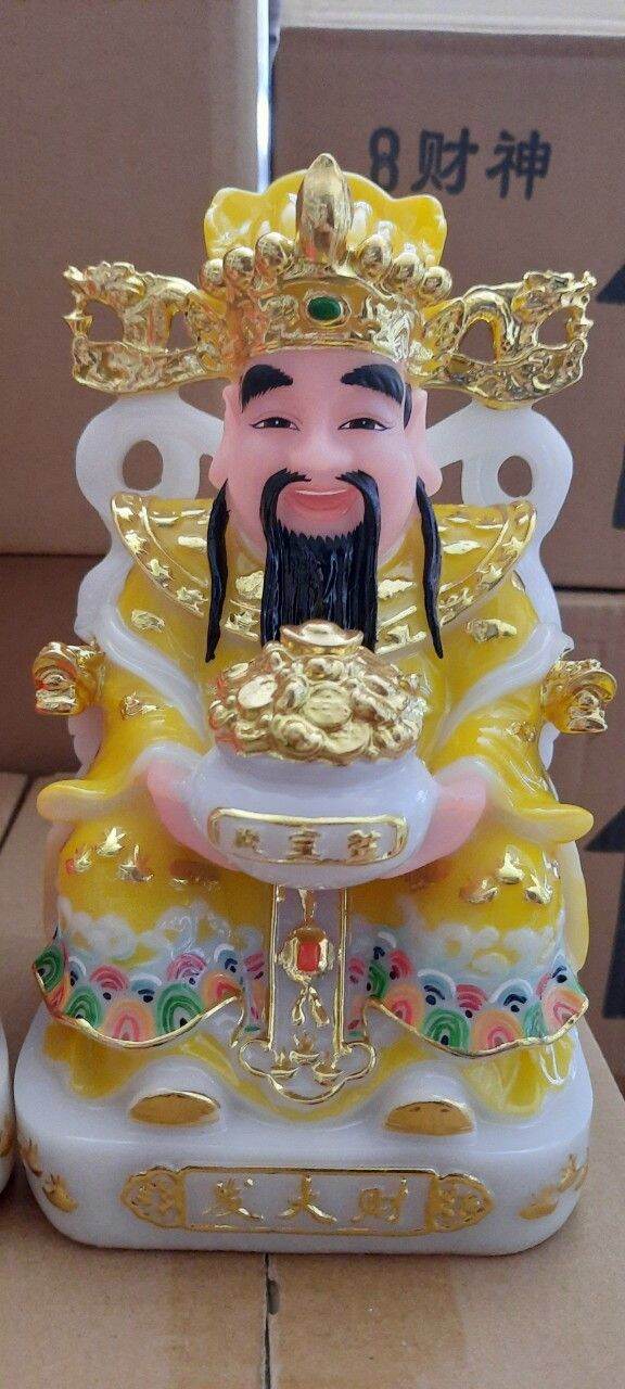 Tượng thần phát - thần tiền - ca0 20cm/25cm/30cm - chất liệu đá - hàng nhập đài loan