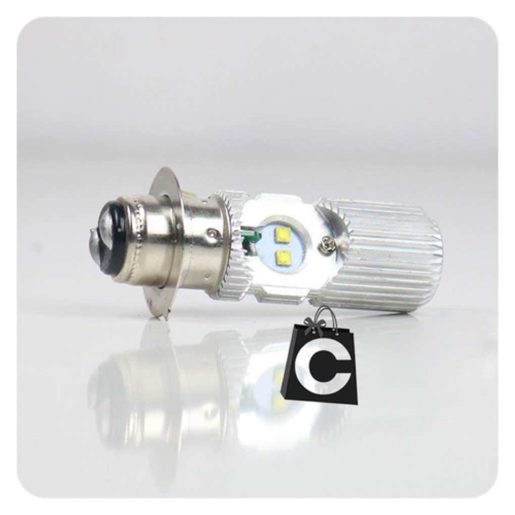 Đèn led cho xe wave 2 bóng siêu sáng - bộ 2 bóng cao cấp