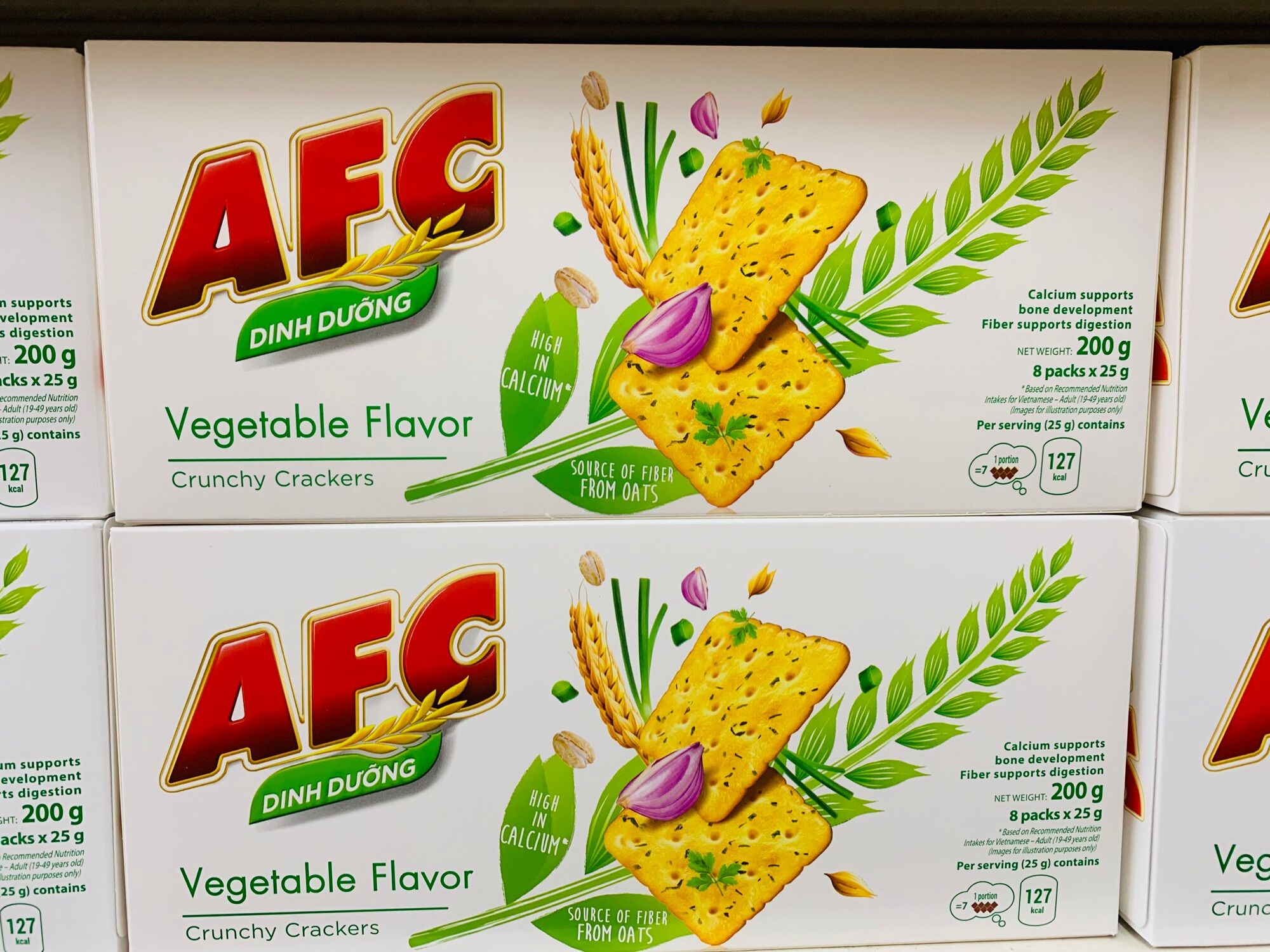 Bánh AFC lúa mạch/ rau củ 200g