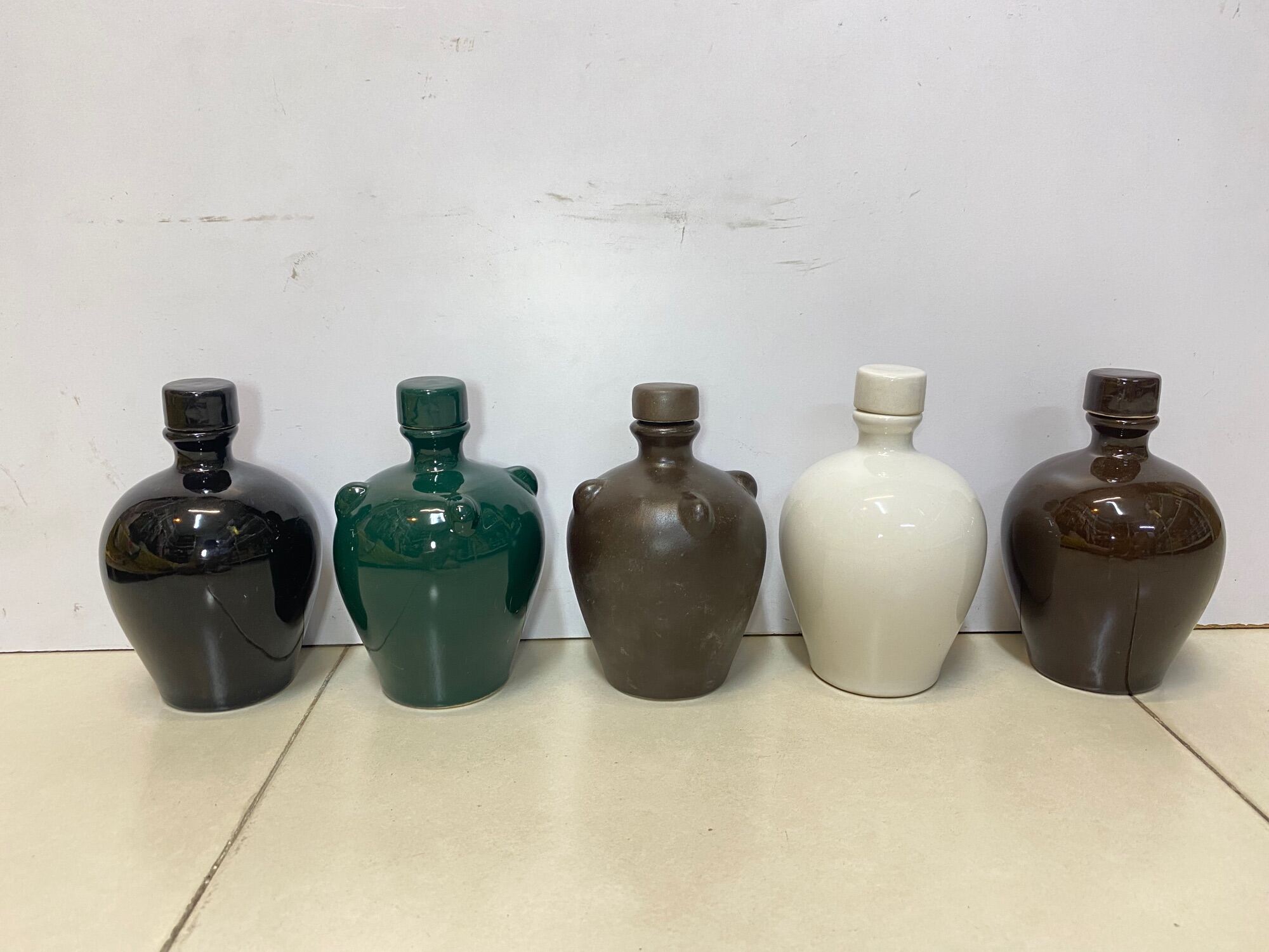 Nậm rượu 500ml, hồ lô, hũ, binh gốm Bát Tràng, nửa lít, cao 15 ngang 12 cm