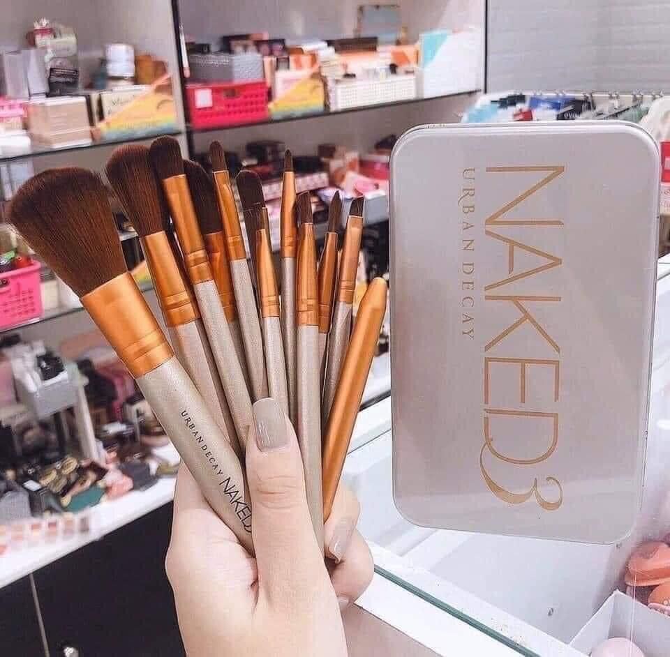 Bộ cọ trang điểm naked3 12 cây siêu xịn