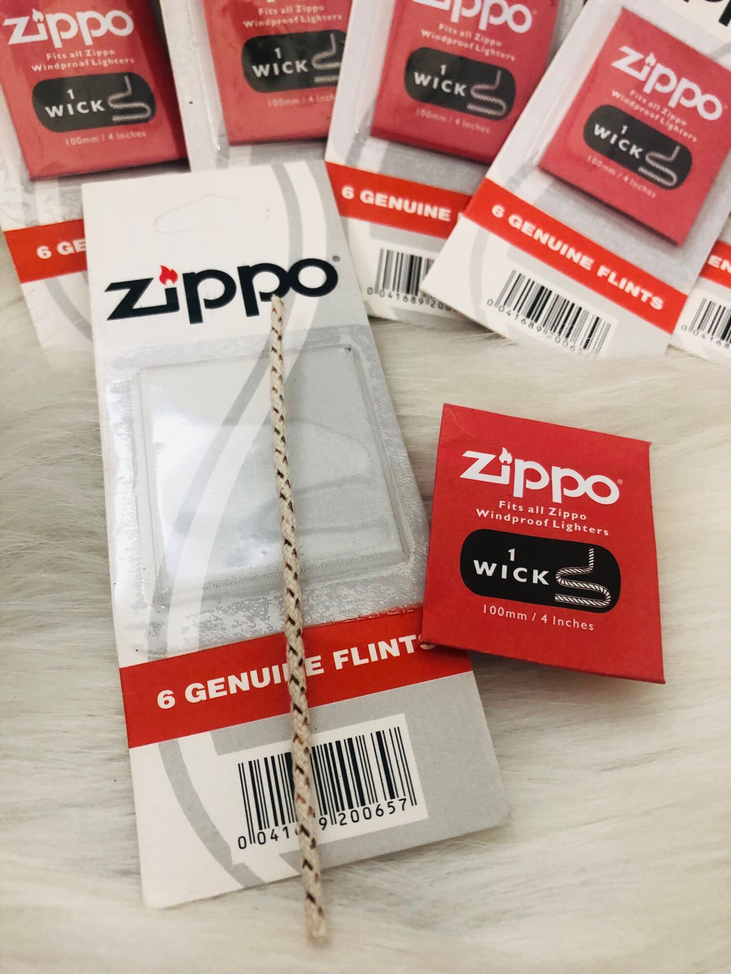 Bấc Zippo (Tim Zippo) Loại thường sợi vải có lõi đồng dùng cho các loại Zippo, bật lửa