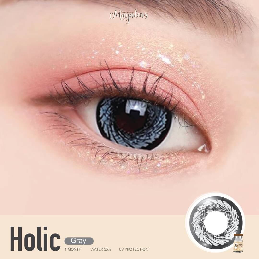 Lens Xám Tự Nhiên ( Được chọn mẫu ) - Dùng 1 năm ( tặng kèm khay đơn)