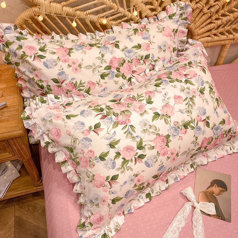 Vỏ gối 100 cotton vỏ gối đôi cỡ lớn cotton cao cấp vỏ gối đơn kiểu nổi tiếng trên mạng vỏ ruột gối