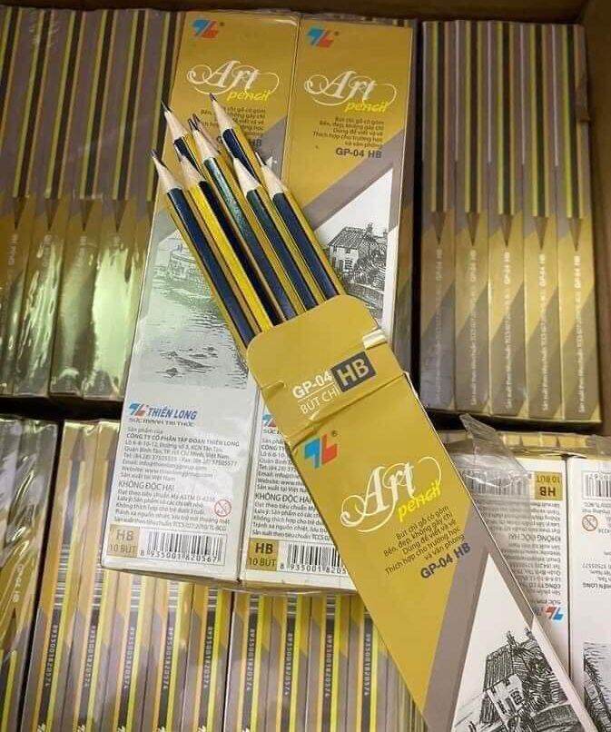 Bút chì gỗ Thiên Long GP-04(Hộp 10 cây)