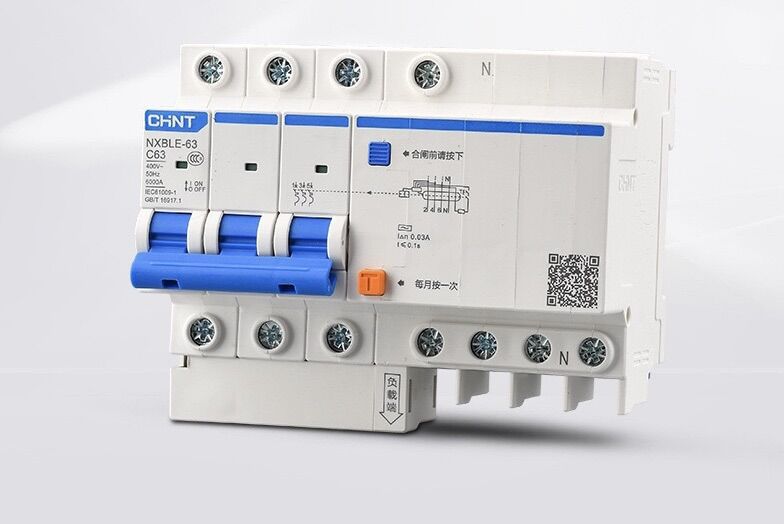 Attomat rcbo chint 3p+n 40a n 63a nxble-63