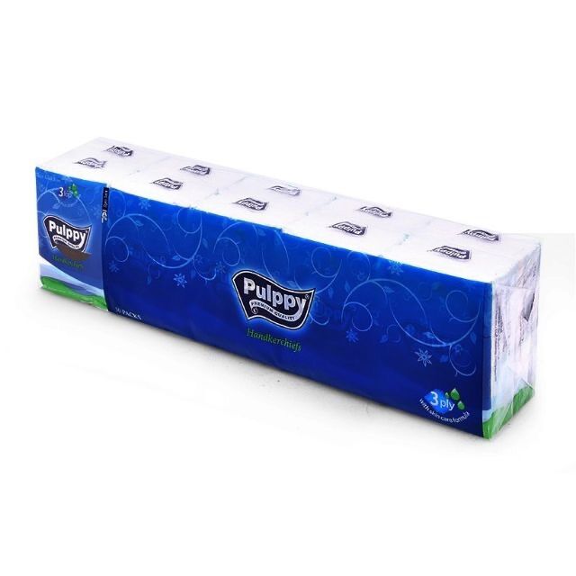 Khăn Giấy Lụa Bỏ Túi Pulppy Compact 10 gói