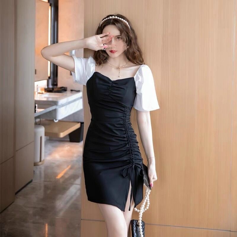 Đầm body xẻ tà Big size