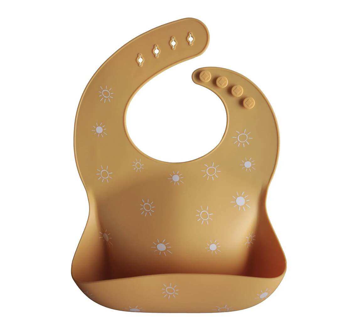 Yếm ăn dặm silicone MUSHIE cho bé