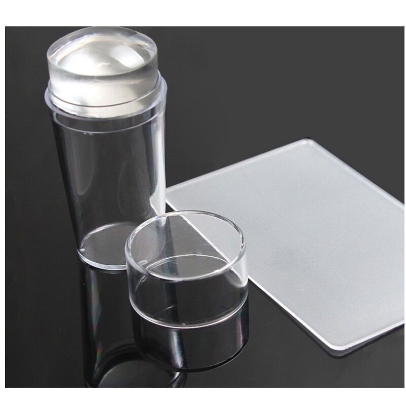 Con dấu silicon in móng tay trong suốt