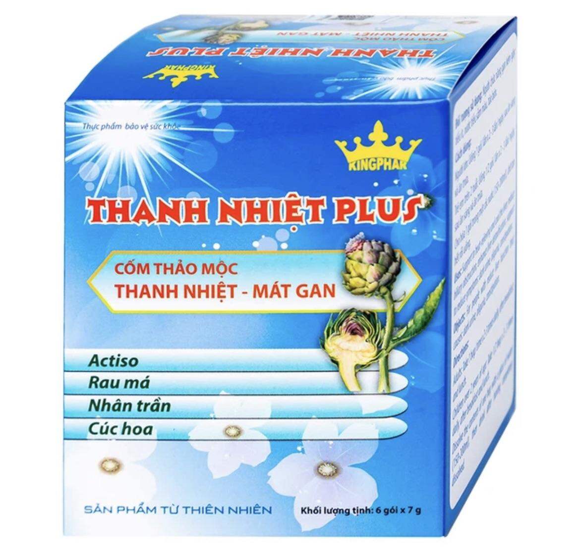 Cốm Thảo Mộc Giải Độc, Mát Gan Thanh Nhiệt Plus Kingphar