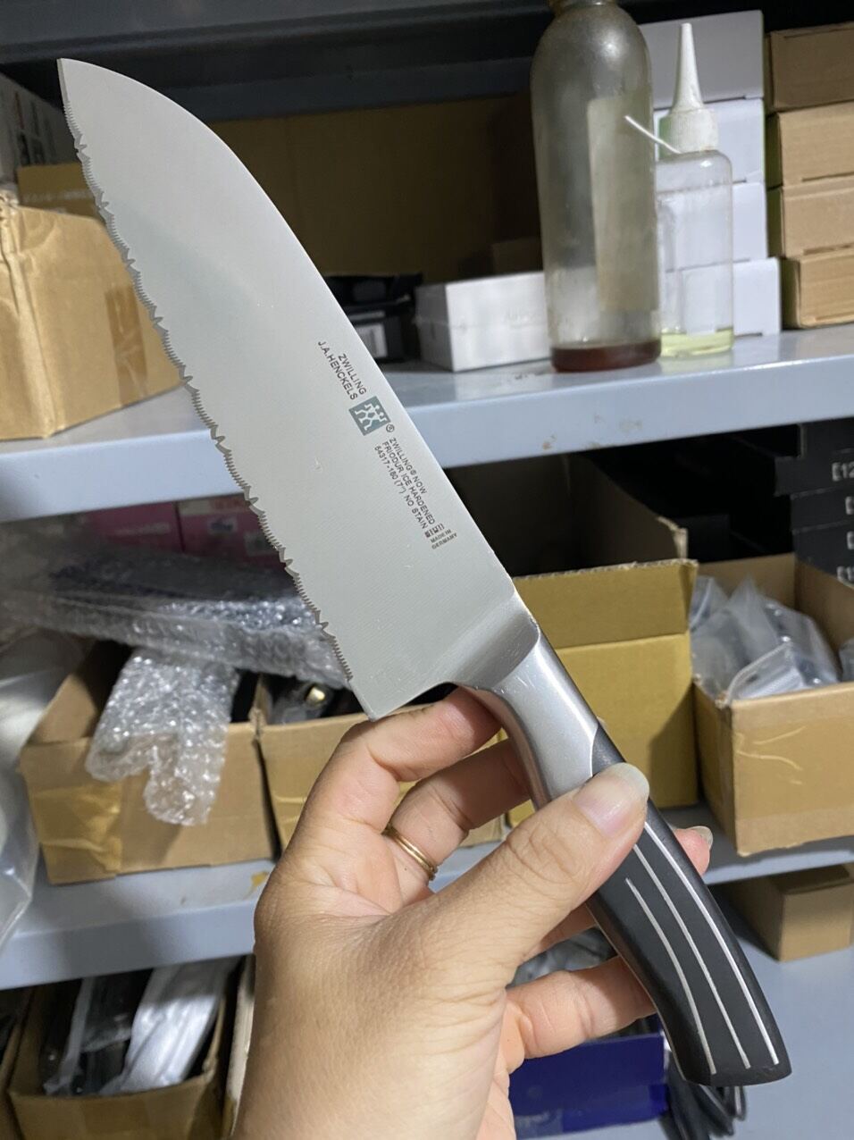 Dao răng cưa, dao cắt thịt cá đông lạnh, dao cắt bánh