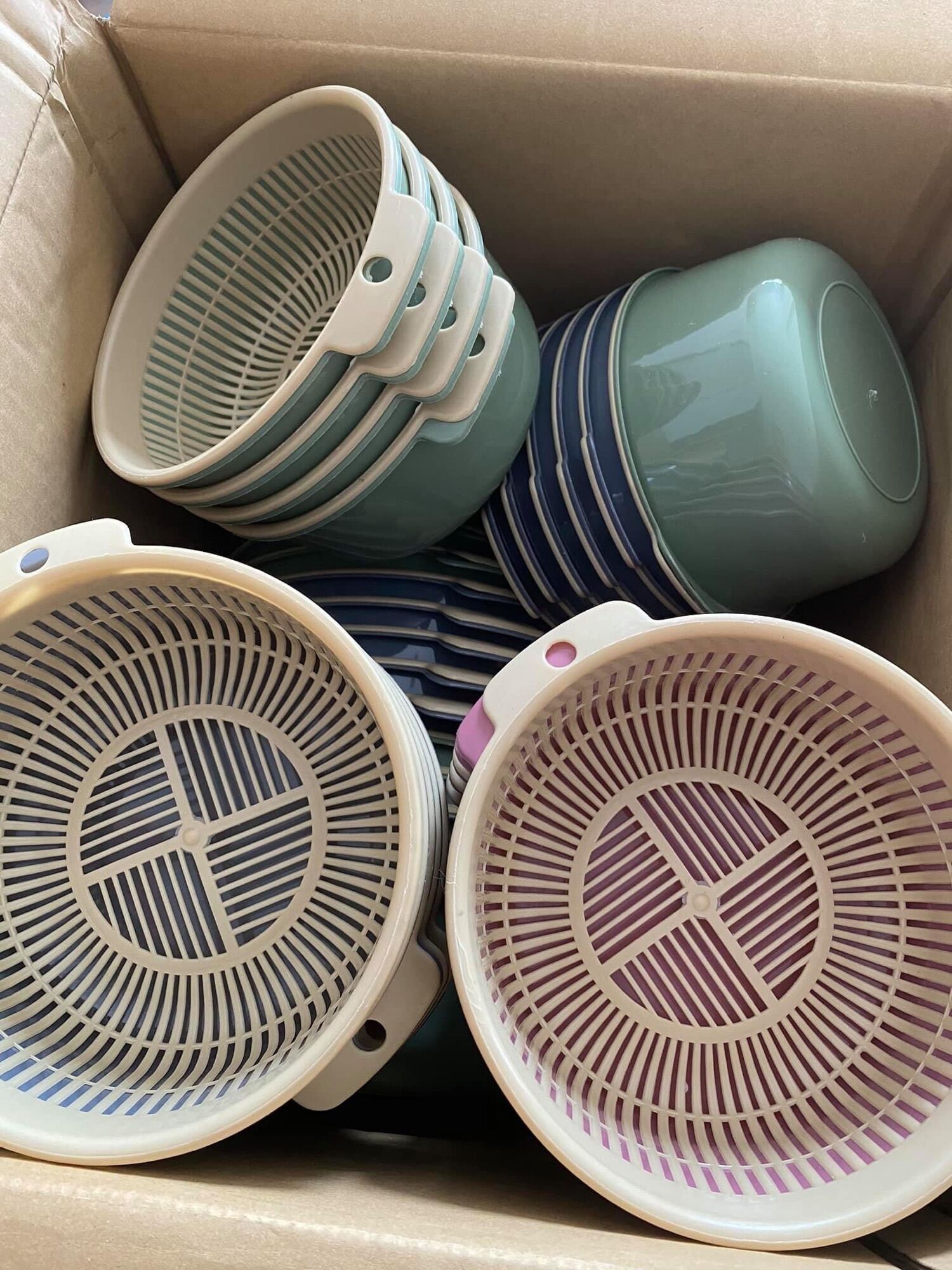 Set rổ 6 món, rổ để đồ, rổ nhựa
