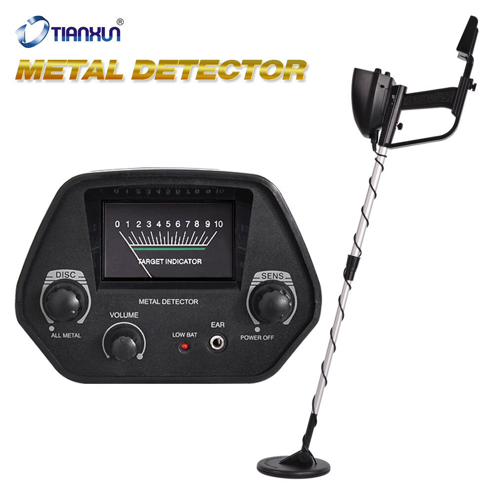 Md-4030 di động máy dò kim loại dưới lòng đất có thể điều chỉnh độ dài chạy bằng pin thợ săn kho báu theo dõi người tìm kiếm kim loại vàng