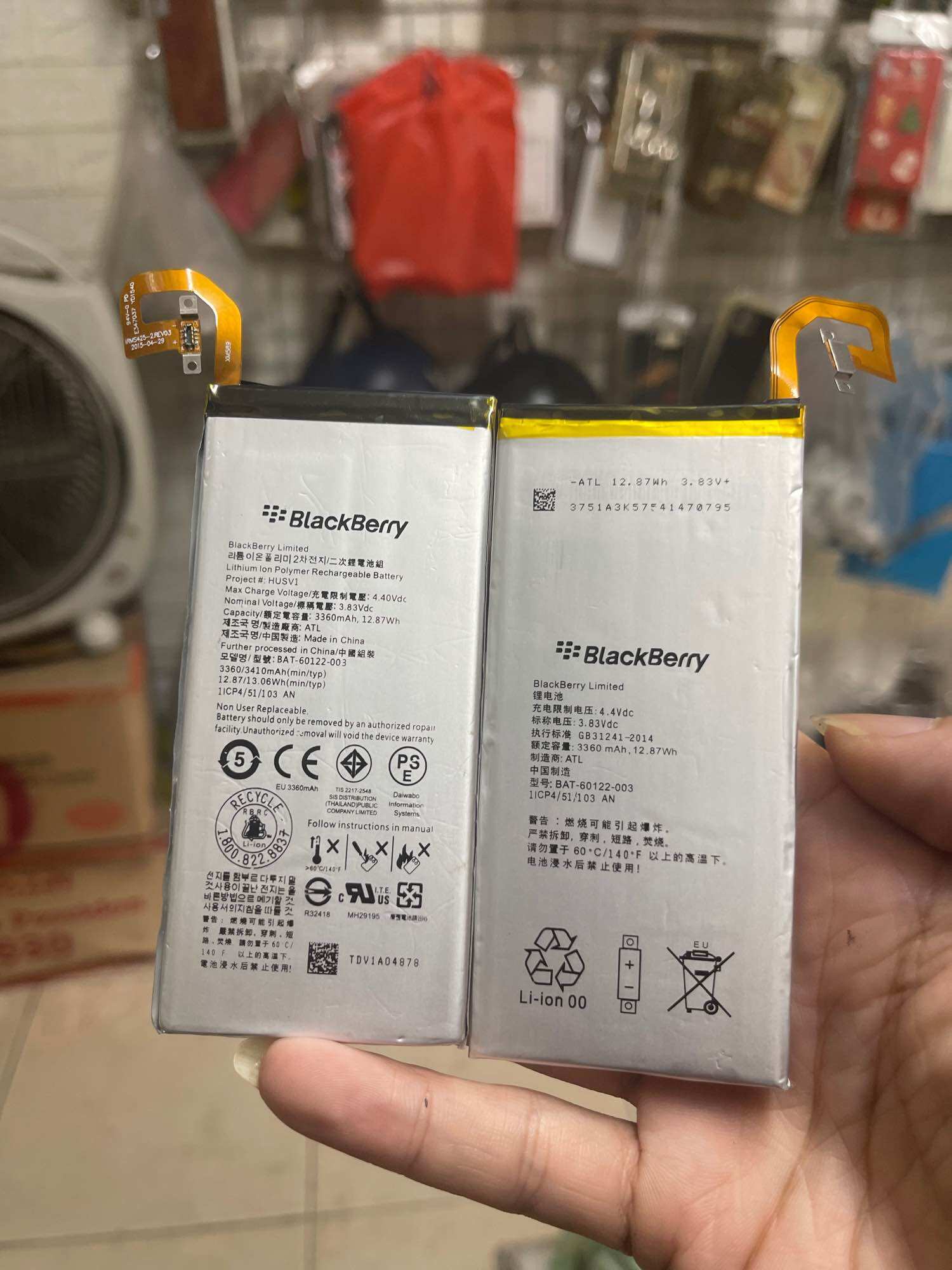 Pin blackberry PRIV dung lượng 3360mAh mới