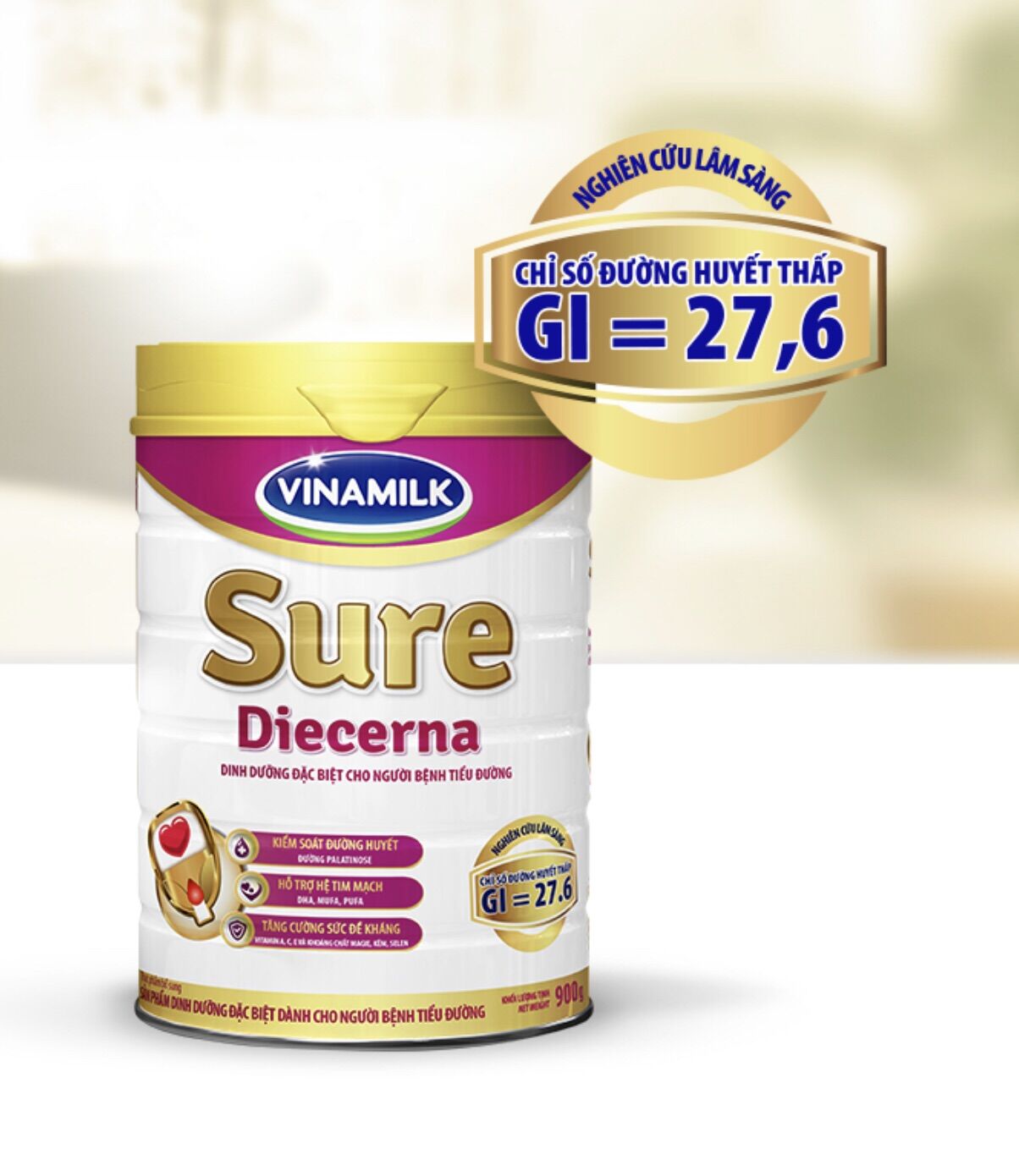 Sữa bột vinamilk sure diecerna 900g date 2023