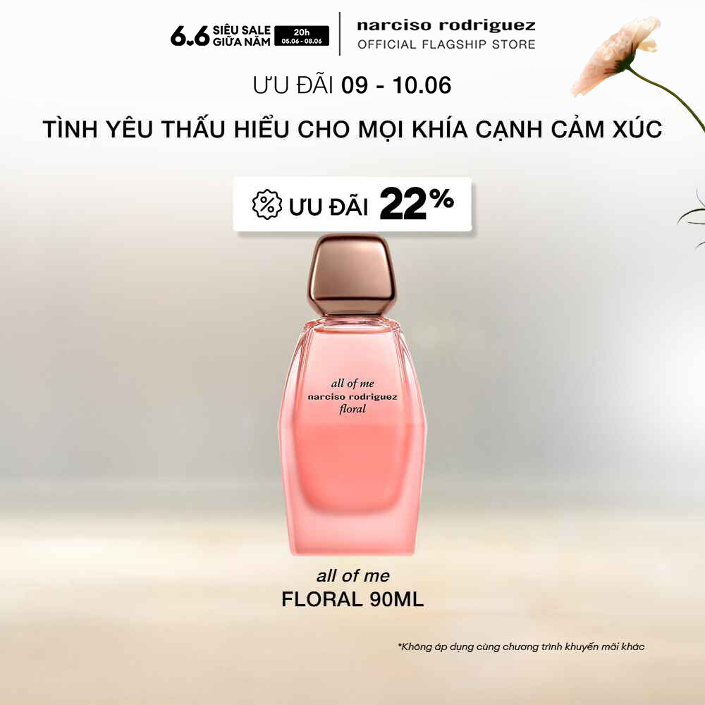 Nước hoa nữ Narciso Rodriguez All Of Me Floral Eau De Parfum 90ml