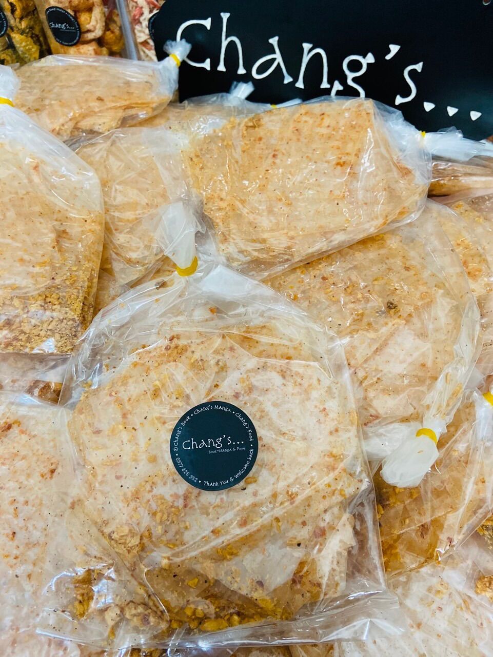 Combo 10 bịch Bánh tráng xì ke muối tôm tỏi phi - Chang’s Food