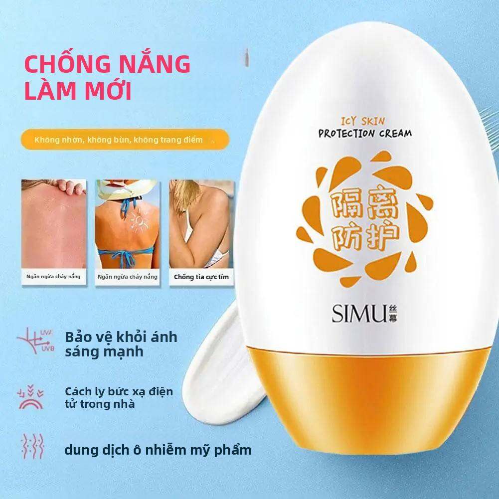Kem Chống Nắng SPF50+ Kem Dưỡng Ẩm Cho Mặt Và Cơ Thể Kem Chống Nắng Chống Nước - Bảo Vệ Mọi Thời Tiết 60g
