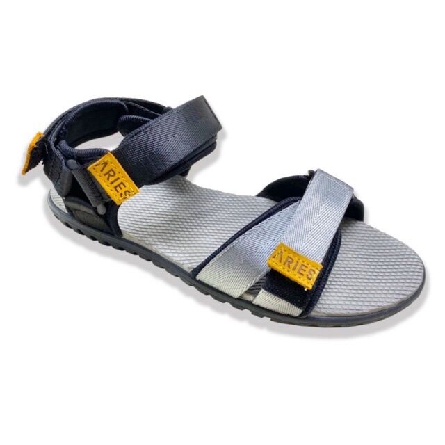 [HCM]Giày Sandal Nam ARICH BY ARIES Màu Đỏ Bạc Thời Trang - Dép Sandal Quai Hậu - AMSS02