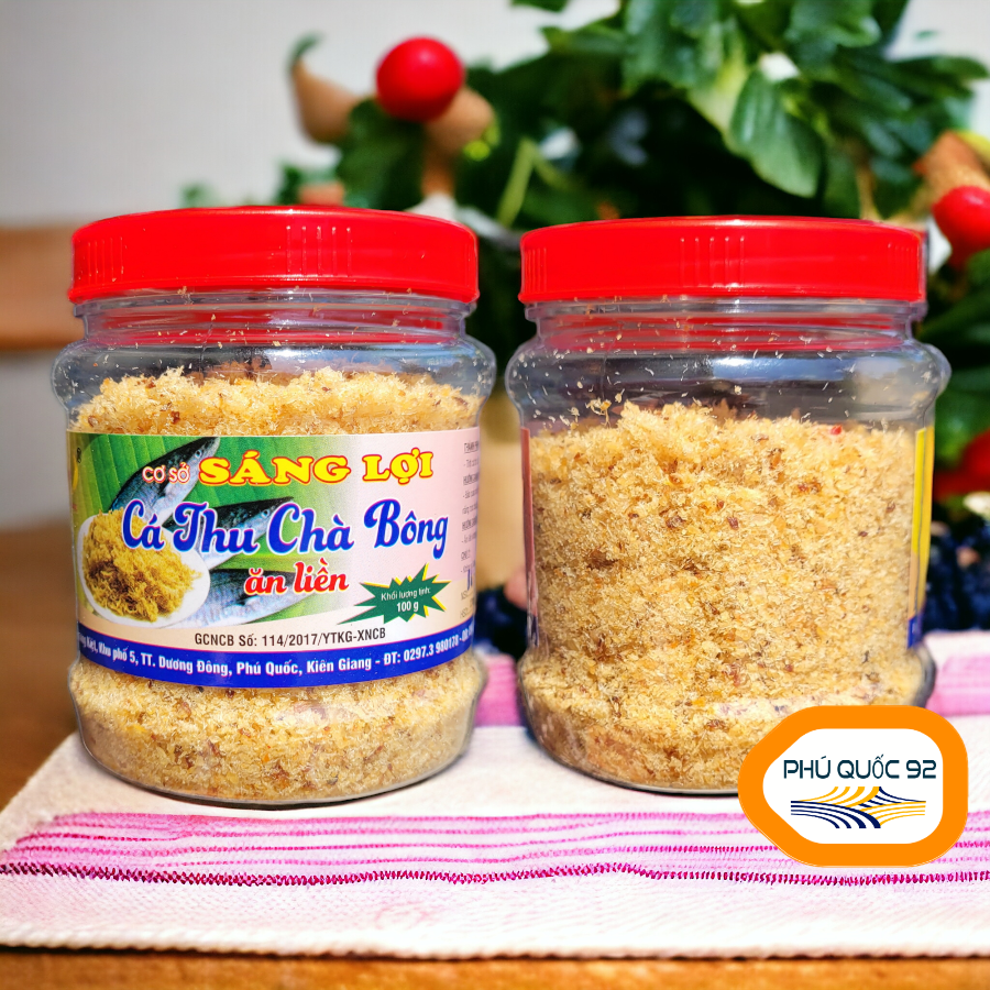 Cá Thu Chà Bông Phú Quốc hủ 100g