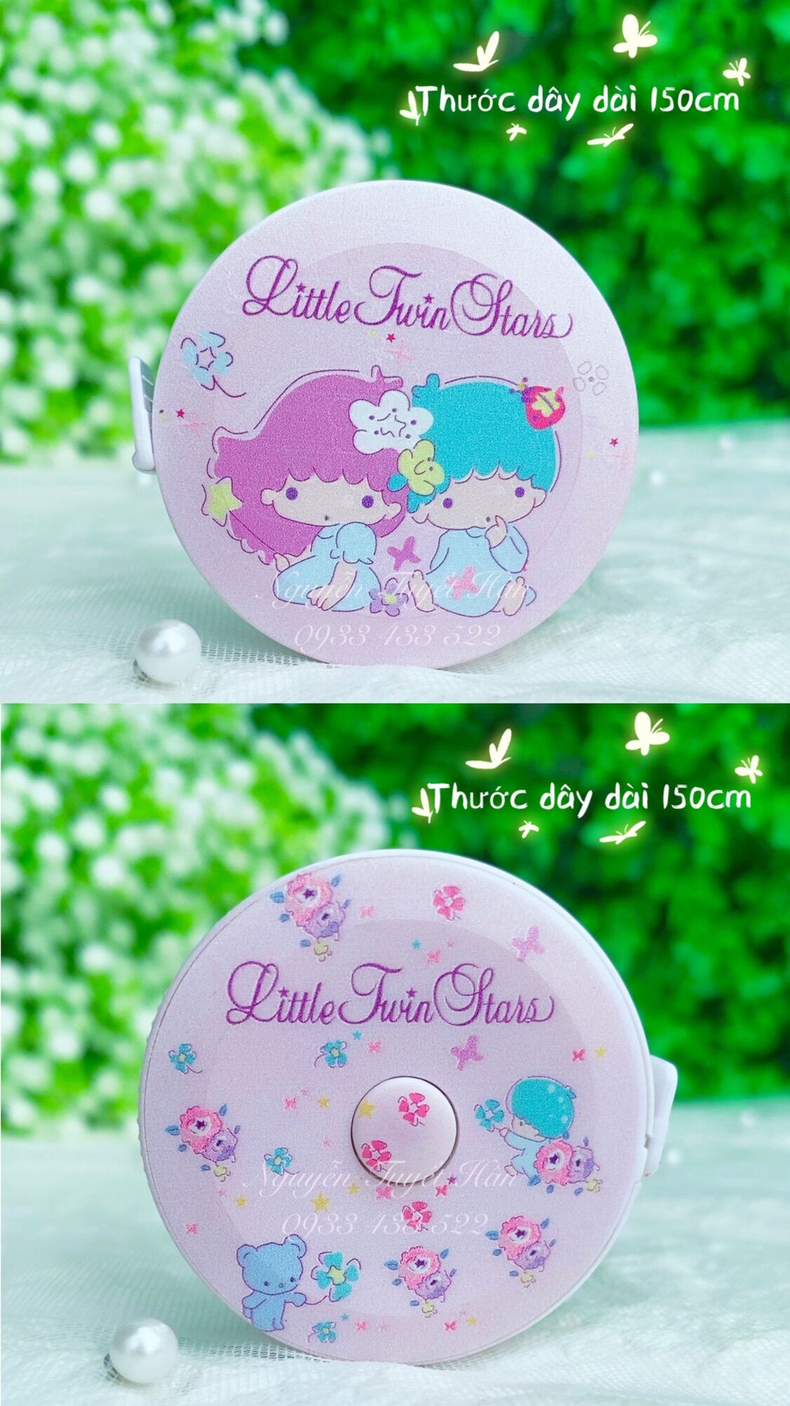 Thước dây rút tự động Hello Kitty - Doremon Doraemon