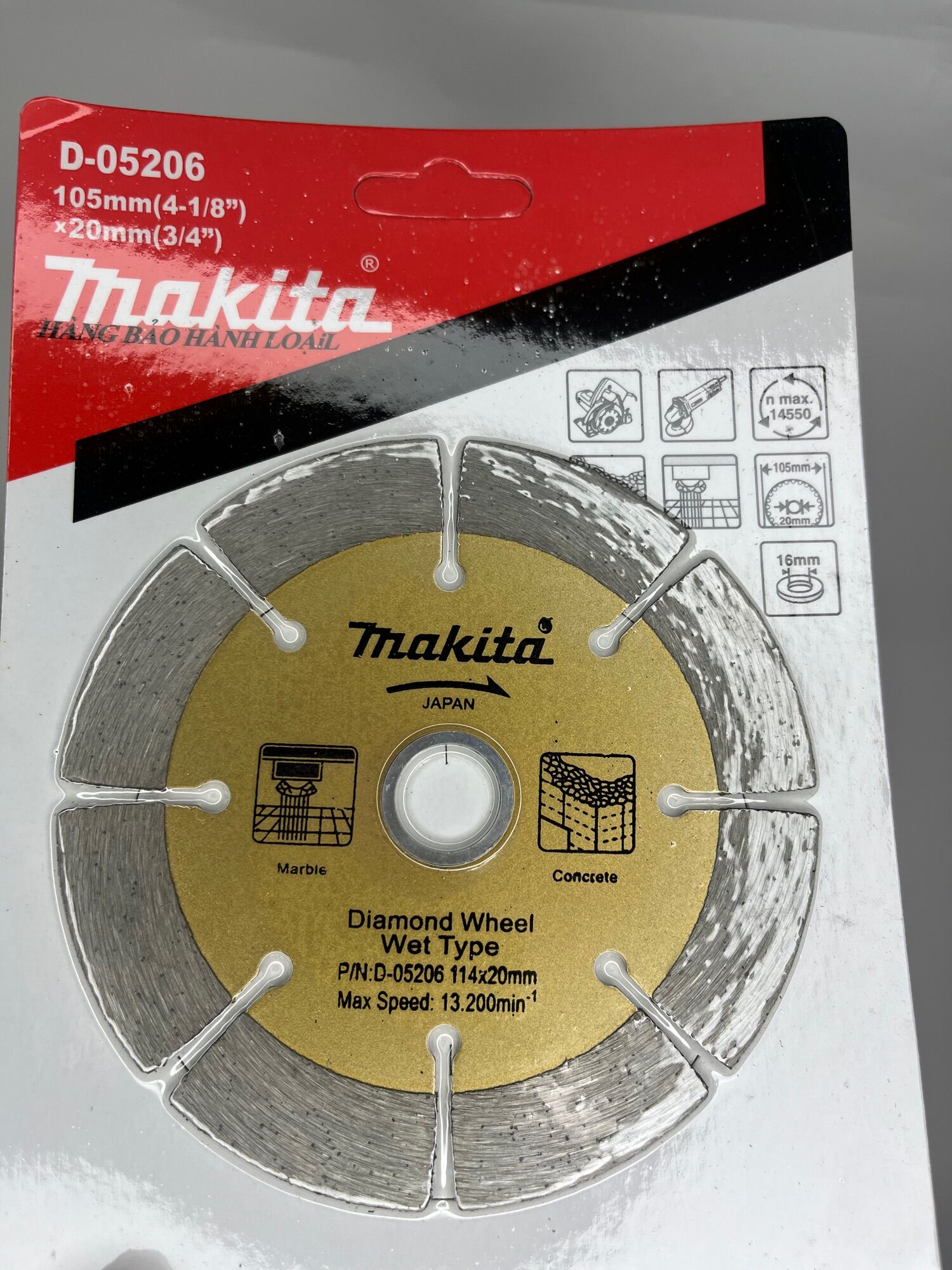 Lưỡi cắt gạch makita 100