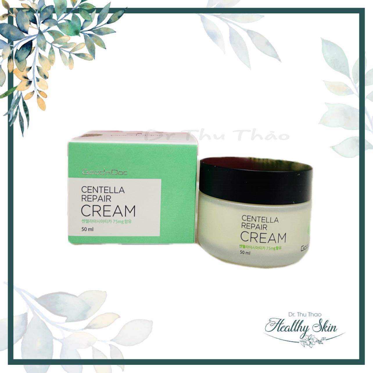 DƯỠNG ẨM RAU MÁ PHỤC HỒI GOODNDOC CENTELLA REPAIR CREAM