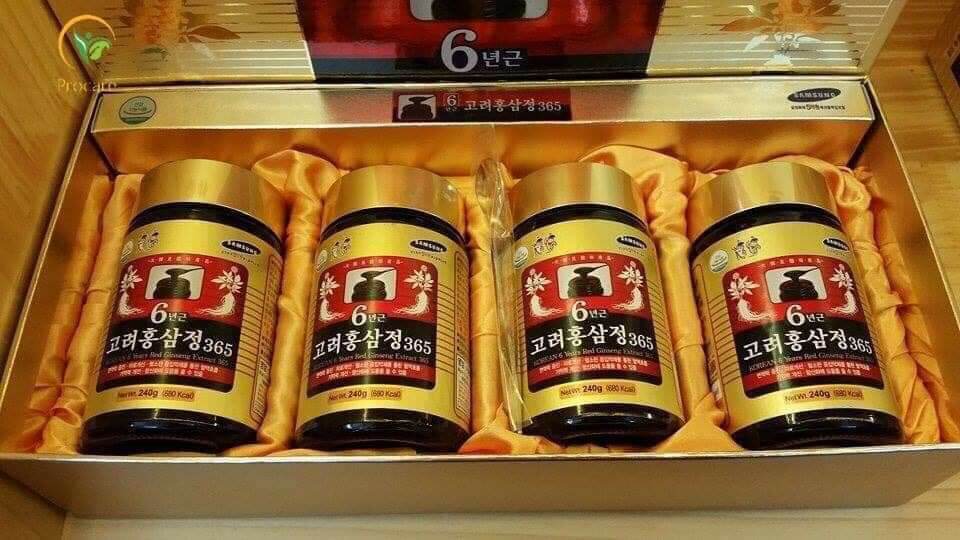 Cao hồng sâm 365 Hàn Quốc set 2 lọ x 240g