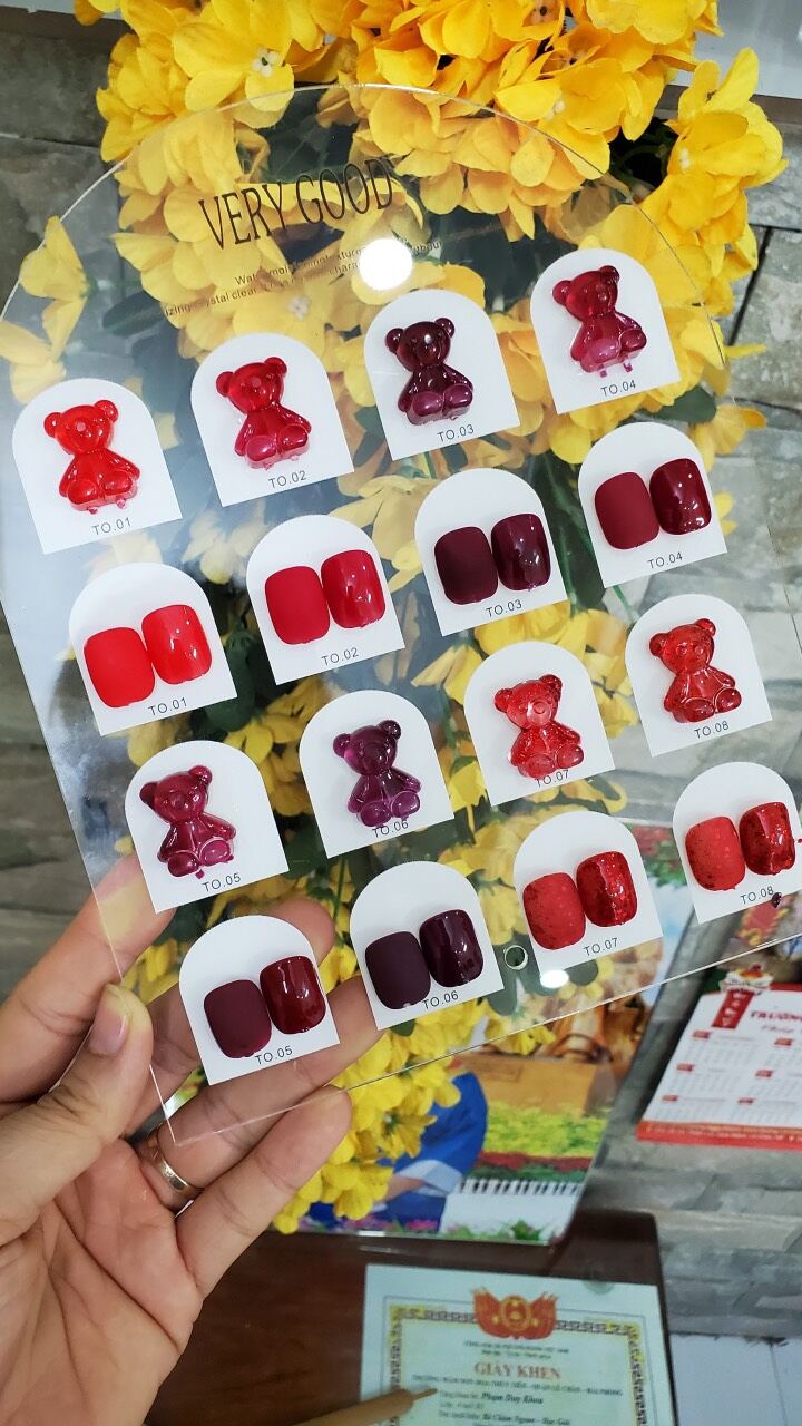 Set sơn gel 8 màu Very Good Nail chính hãng 15ml