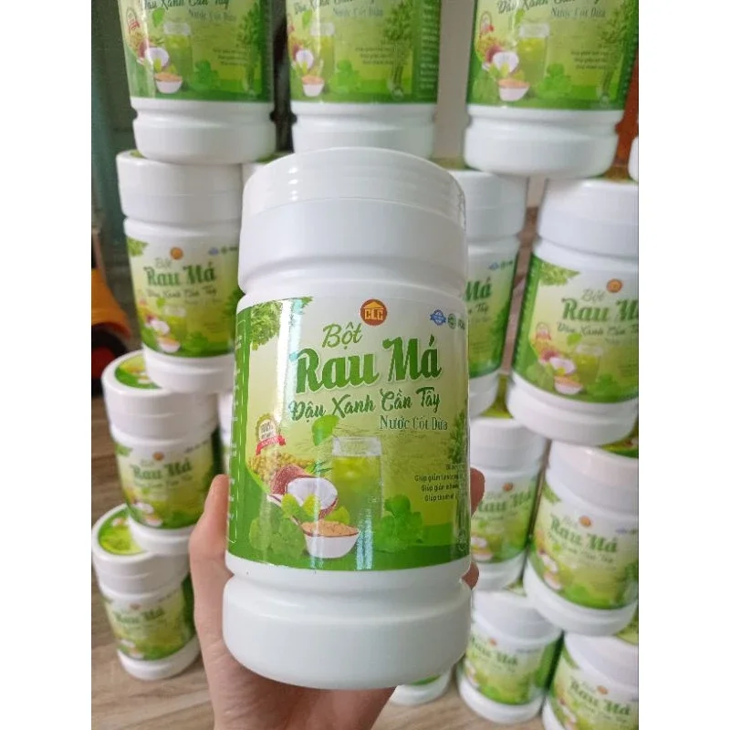 (Combo 2 hộp) Bột đậu xanh rau má