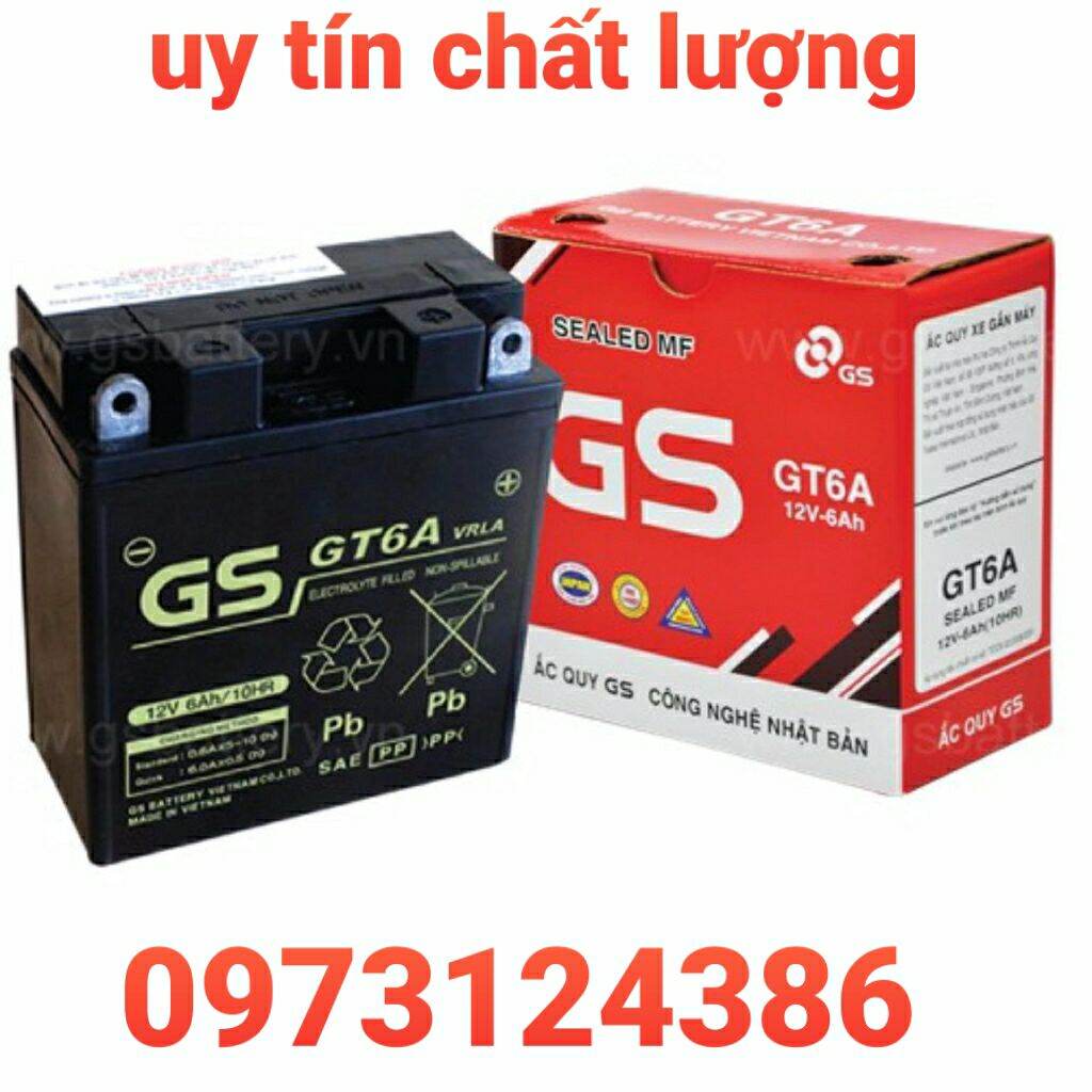 Bình khô GS - GT6A - lắp xe DREM , Jupiter và Sirius,Mio, Taurus