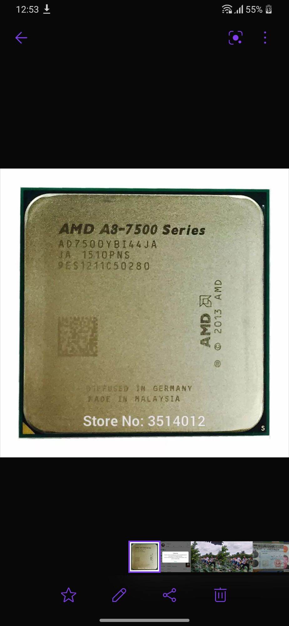 CPU AMD A8 7500