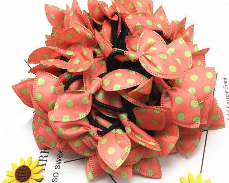 Dây thun cột tóc hình tai thỏ phong cách Hàn Quốc đáng yêu cho bé